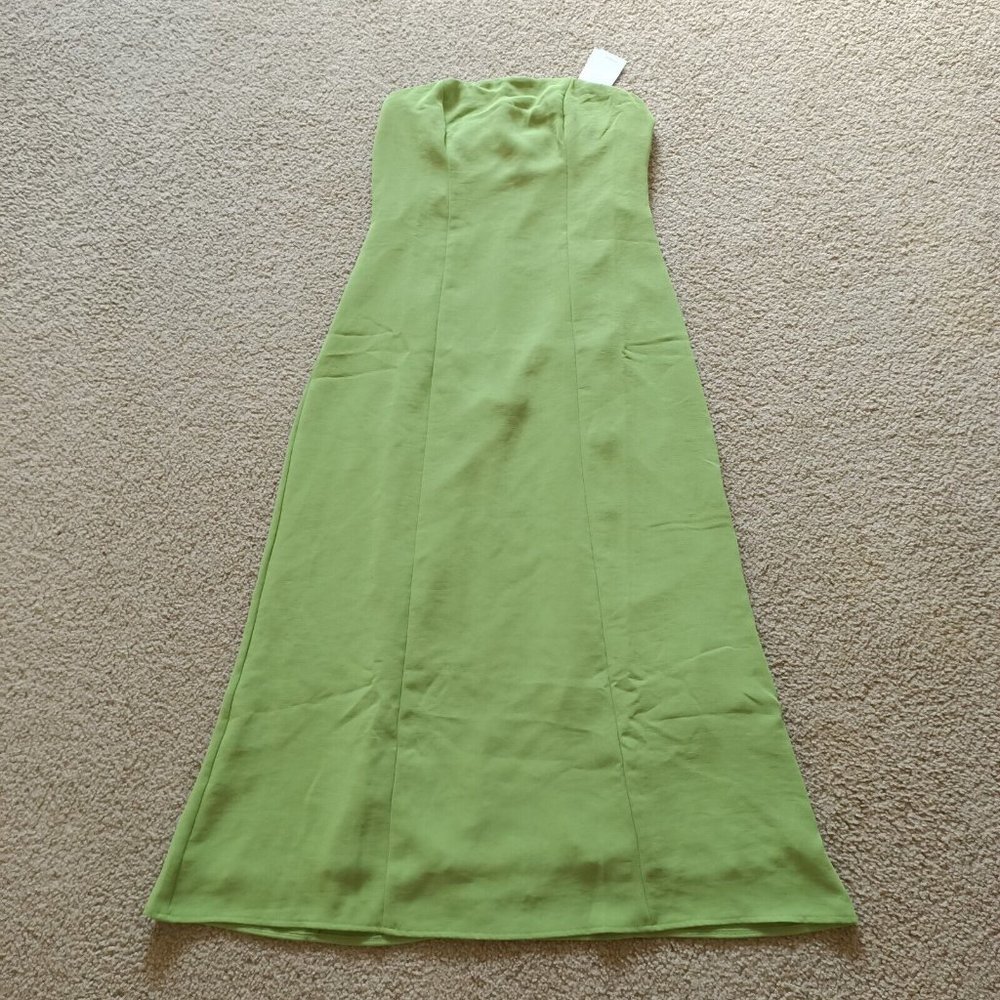 BNWT Kookai Alpha Slim Midi Dress - Size 38 / AU 10 Daiquiri Green - Picture 3 of 11
